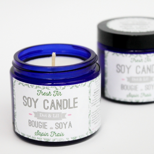  fresh fir soy candle